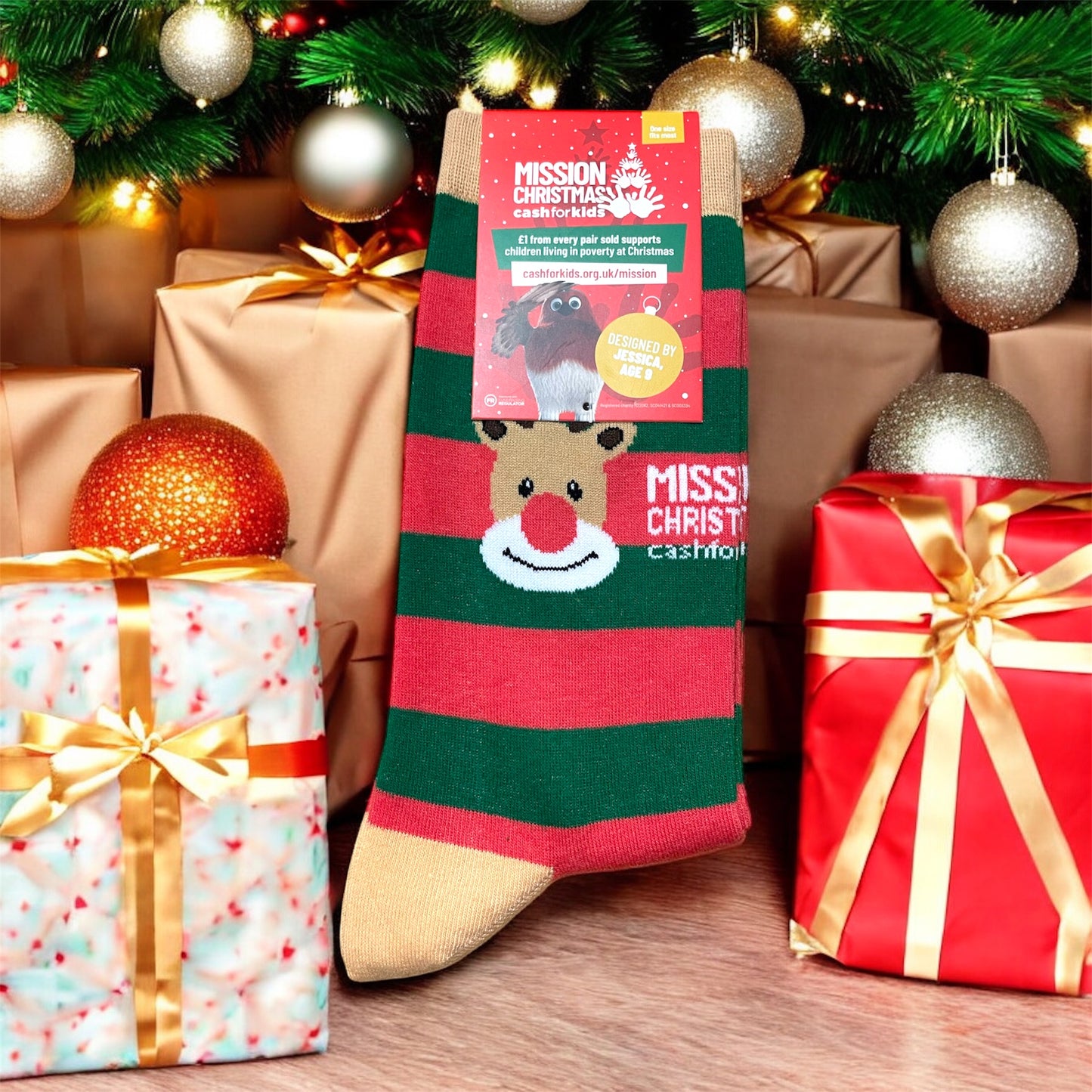 Mission Christmas Charity Socks