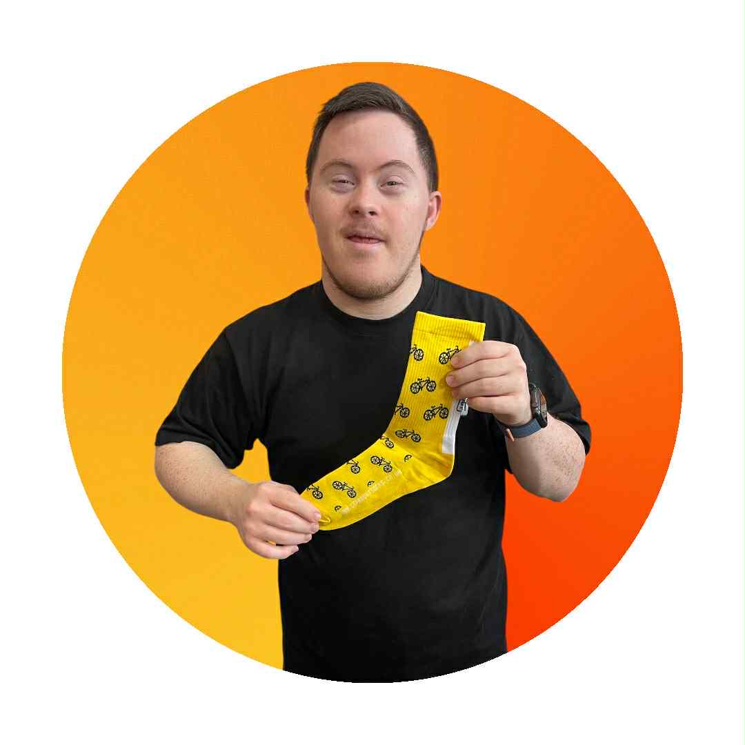 Yellow Bike Sports Socks