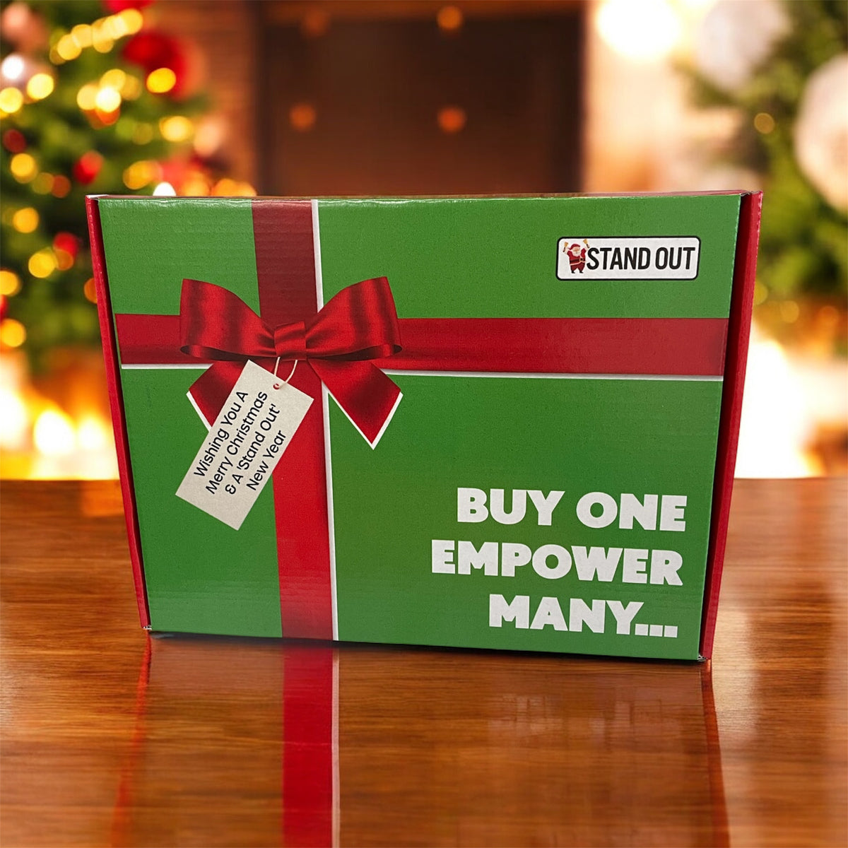Christmas Gift Box – Holds 3 Pairs of Socks