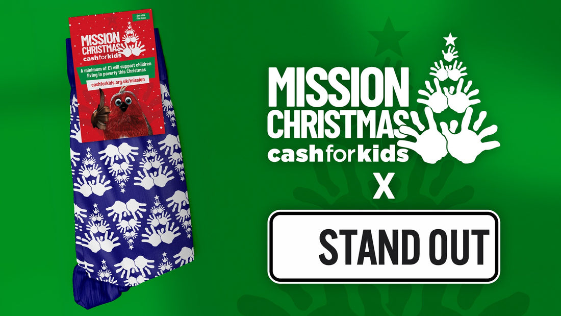 Stand Out Socks Teams Up with Cash for Kids for Mission Christmas