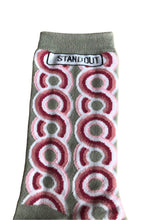 Load image into Gallery viewer, Close-up photograph showcasing fashionable swirl pattern socks, perfect for adding a touch of elegance and style to your attire
