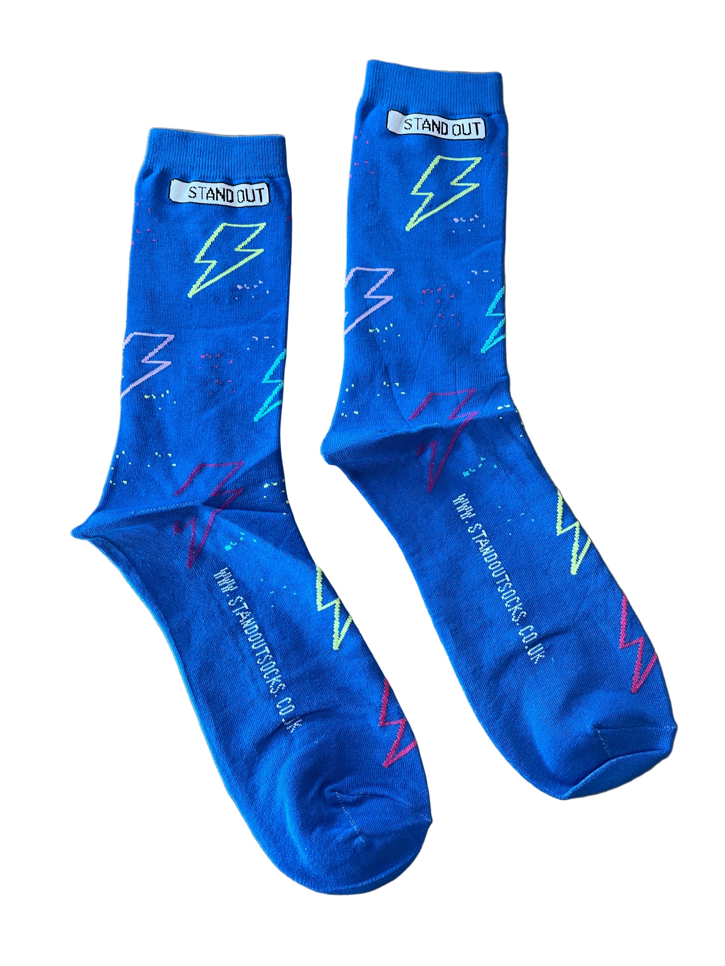 Big Neon Energy Socks - Adult Size 13-17