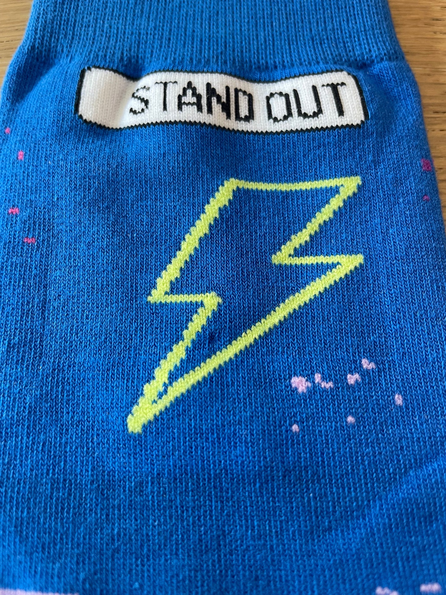 Big Neon Energy Socks - Adult Size 13-17