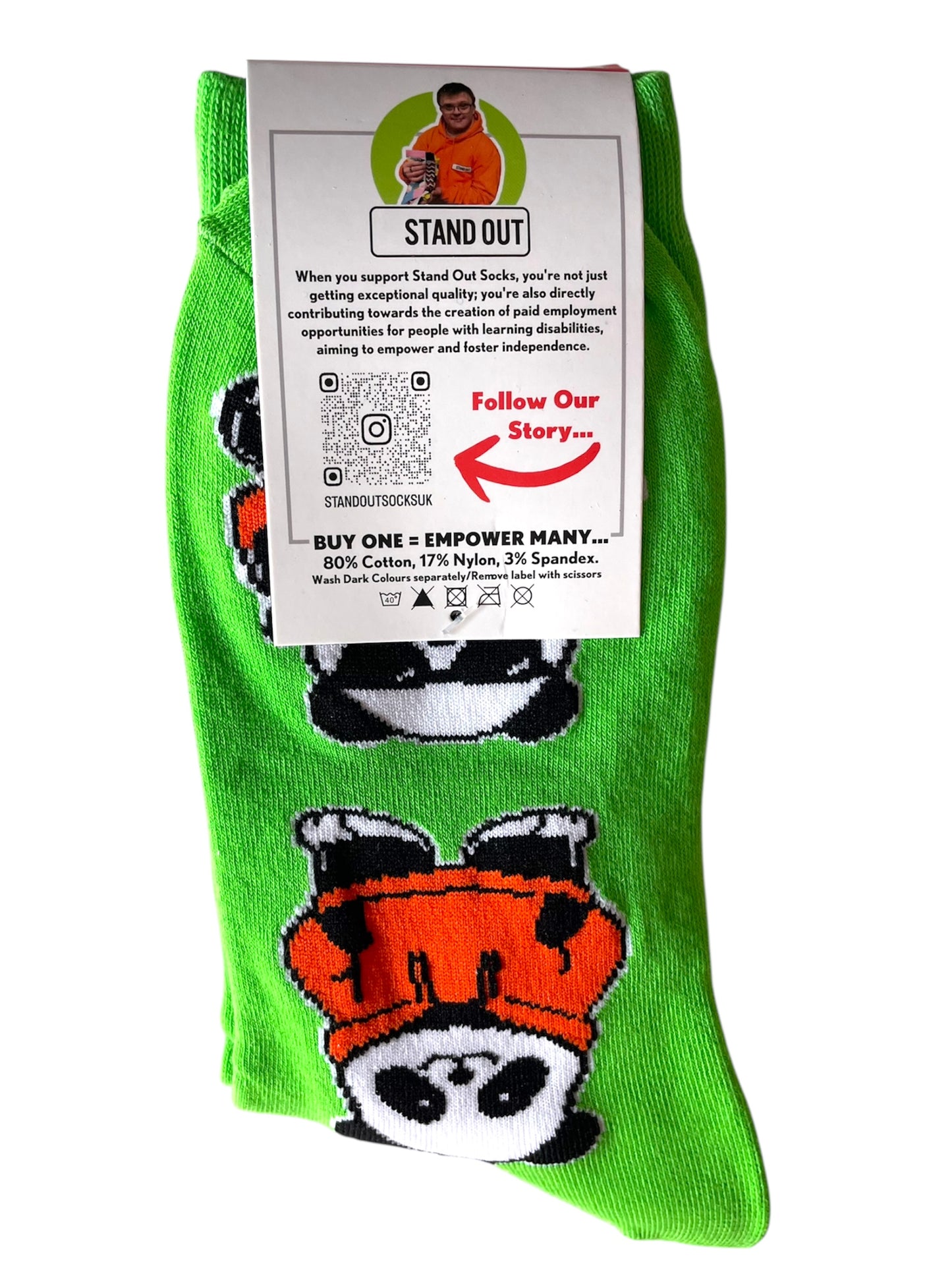 Funky Panda Socks