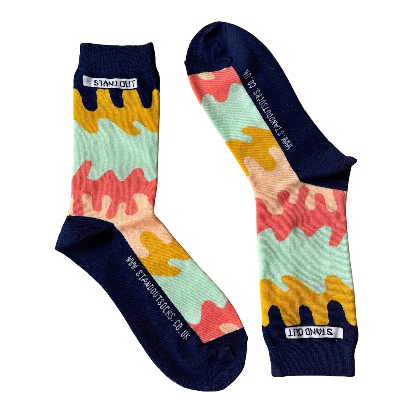 Melted Colour Mash Socks