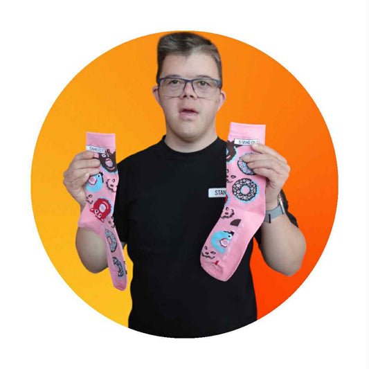 Count Snackula Donut Halloween Socks
