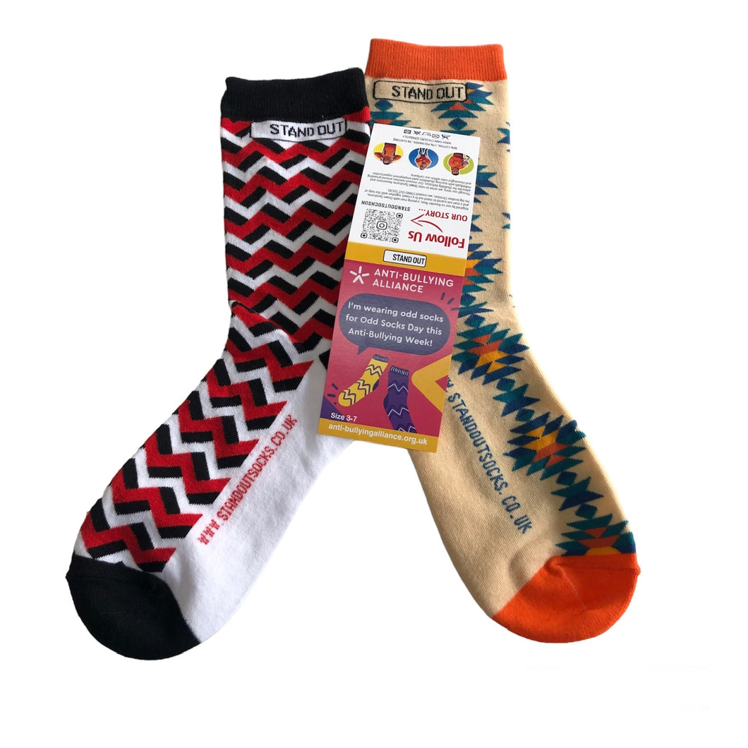 Stand Out Socks Anti Bullying Alliance Collaboration Socks