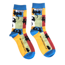 Load image into Gallery viewer, Stand Out Socks Dragons Den Socks - Colourful socks with dragons
