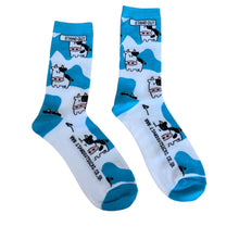 Load image into Gallery viewer, Stand Out Socks Cow Print
