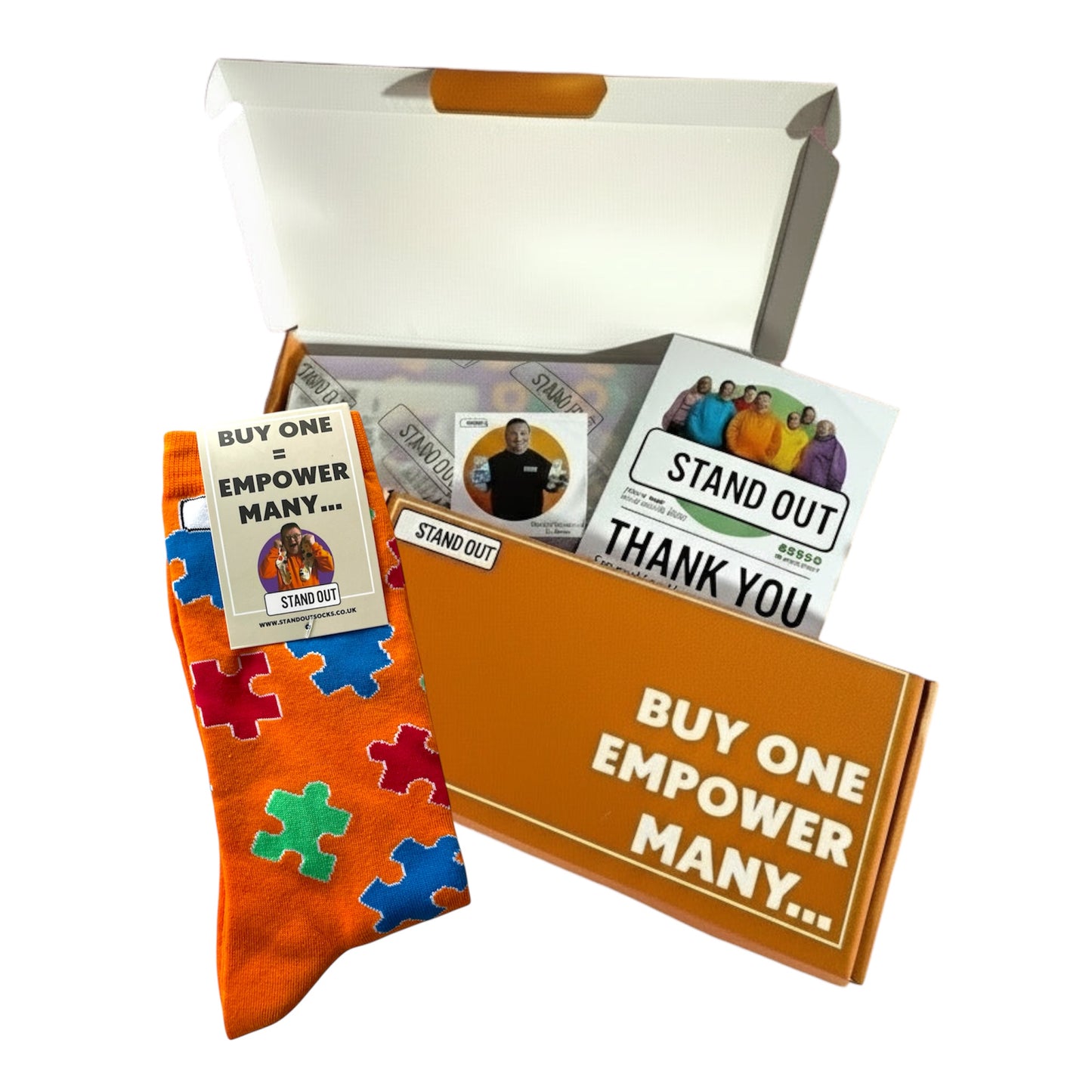 Autism Awareness Jigsaw Socks