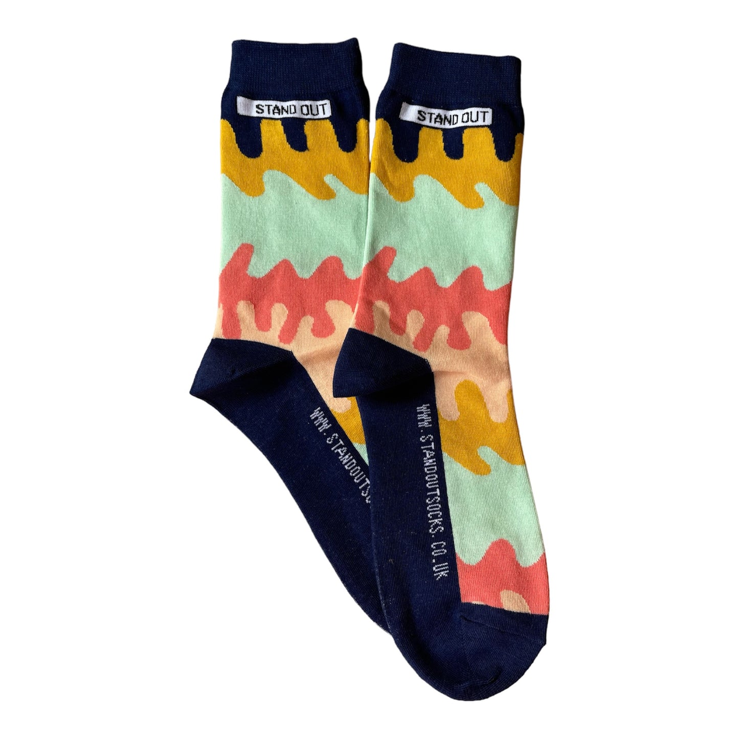 Melted Colour Mash Socks