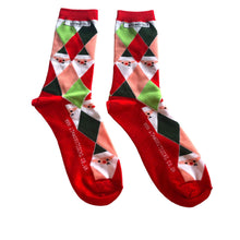 Load image into Gallery viewer, Stand Out Sock Santa Christmas Socks
