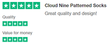 Load image into Gallery viewer, Stand Out Socks 5 Star Trust Pilot Review
