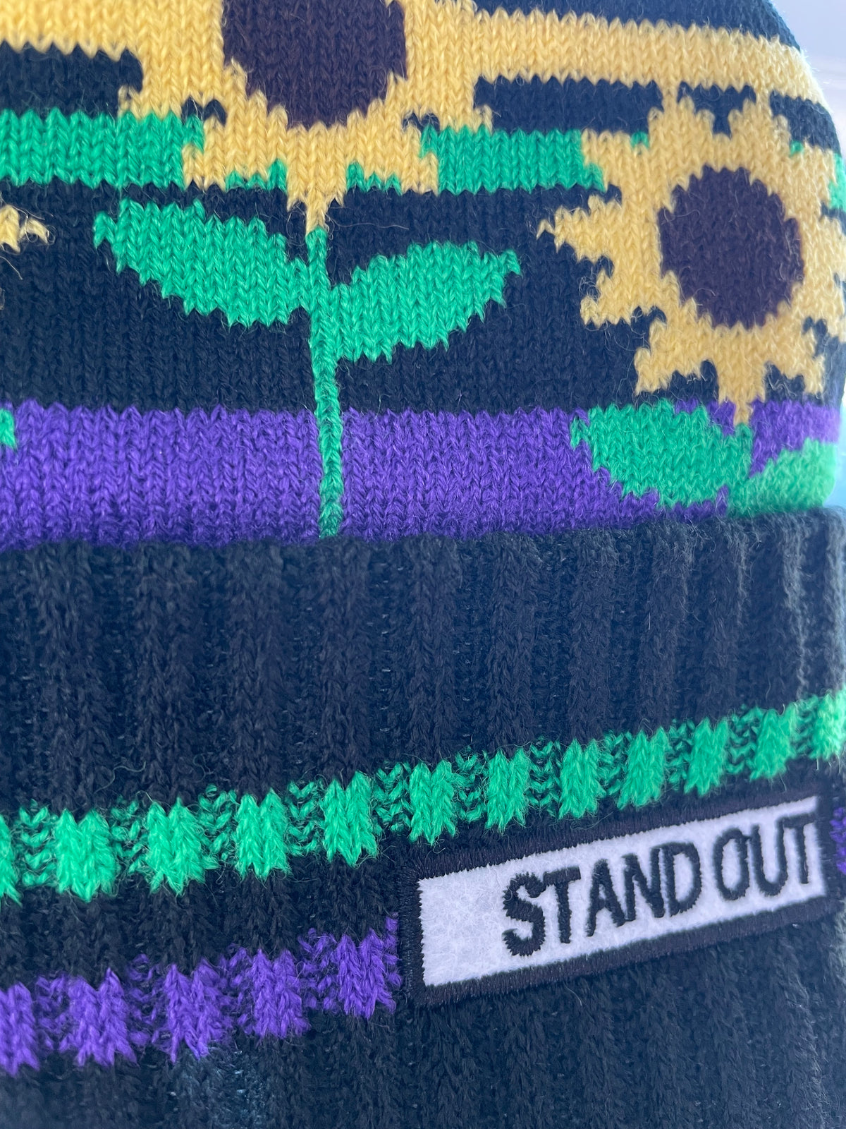 Stand Out Sunflower Bobble Hat!