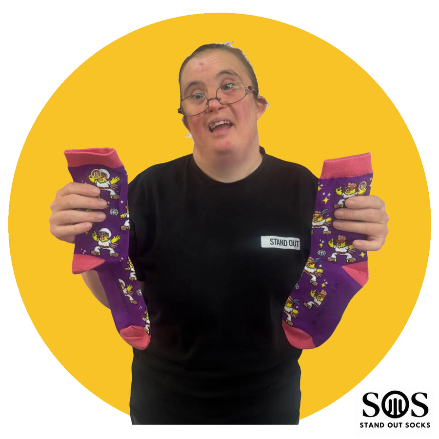 The Funky Chicken Socks