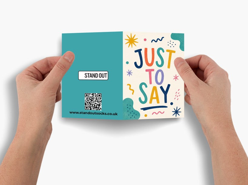Stand Out Just to Say Blank Card