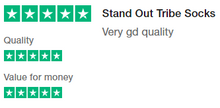 Load image into Gallery viewer, Stand Out Socks 5 Star Trust Pilot Review
