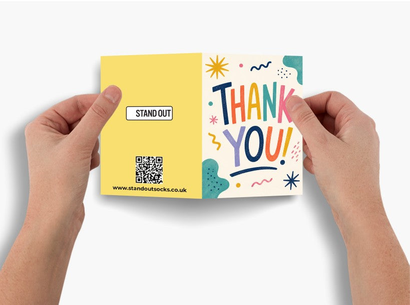 Stand Out Thank You Card