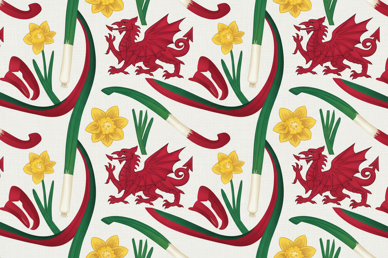 st davids day backround wall paper