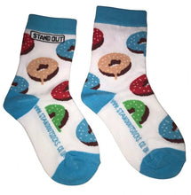 Load image into Gallery viewer, Stand Out Socks Kids Dipping Donut Socks

