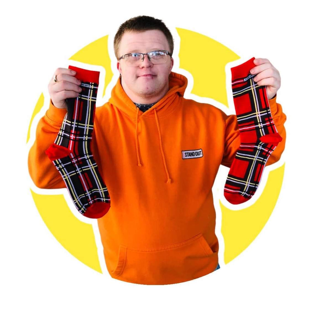 Scotland The Brave Tartan Socks - Stand Out Socks UK