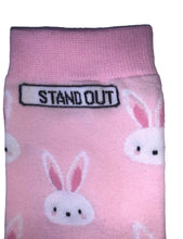 Load image into Gallery viewer, stand out socks easter fluffy bunny
