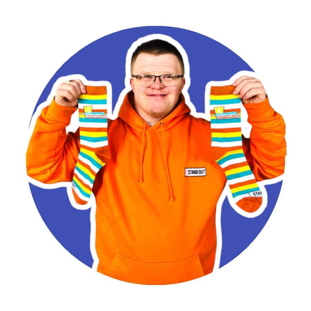Stand Out Socks Collaboration with Positive About Down Syndrome