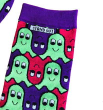Load image into Gallery viewer, Techno Ghosts Socks - Stand Out Socks UK

