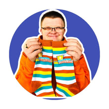 Load image into Gallery viewer, Stand Out Socks Collaboration with Positive About Down Syndrome
