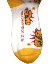 Load image into Gallery viewer, Stand out socks Lucky Cat socks - Available in adult and kids sizes 
