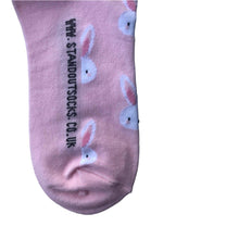 Load image into Gallery viewer, stand out socks easter fluffy bunny
