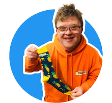 Load image into Gallery viewer, Stand out socks Pineapple Funk socks - Available in adult and kids sizes 
