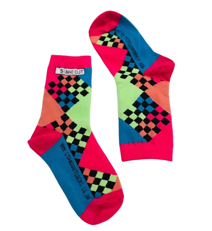 Stand Out Socks Kids Top Of The Socks - Funky Fun Crew Socks