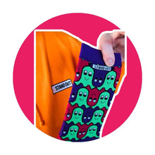 Load image into Gallery viewer, Techno Ghosts Socks - Stand Out Socks UK
